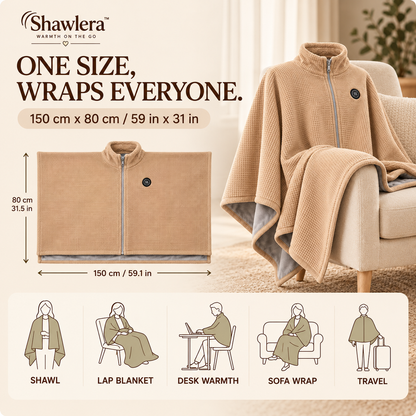 Shawlera™ Heated Comfort Shawl